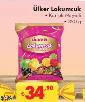 ÜLKER LOKUMCUK • KARIŞIK MEYVELİ